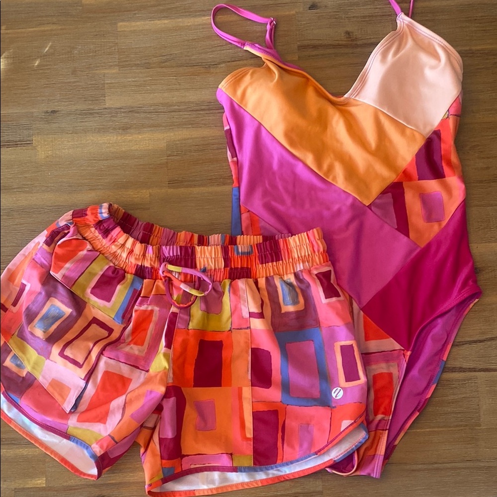 Colorful Women's One Piece Swimsuit
